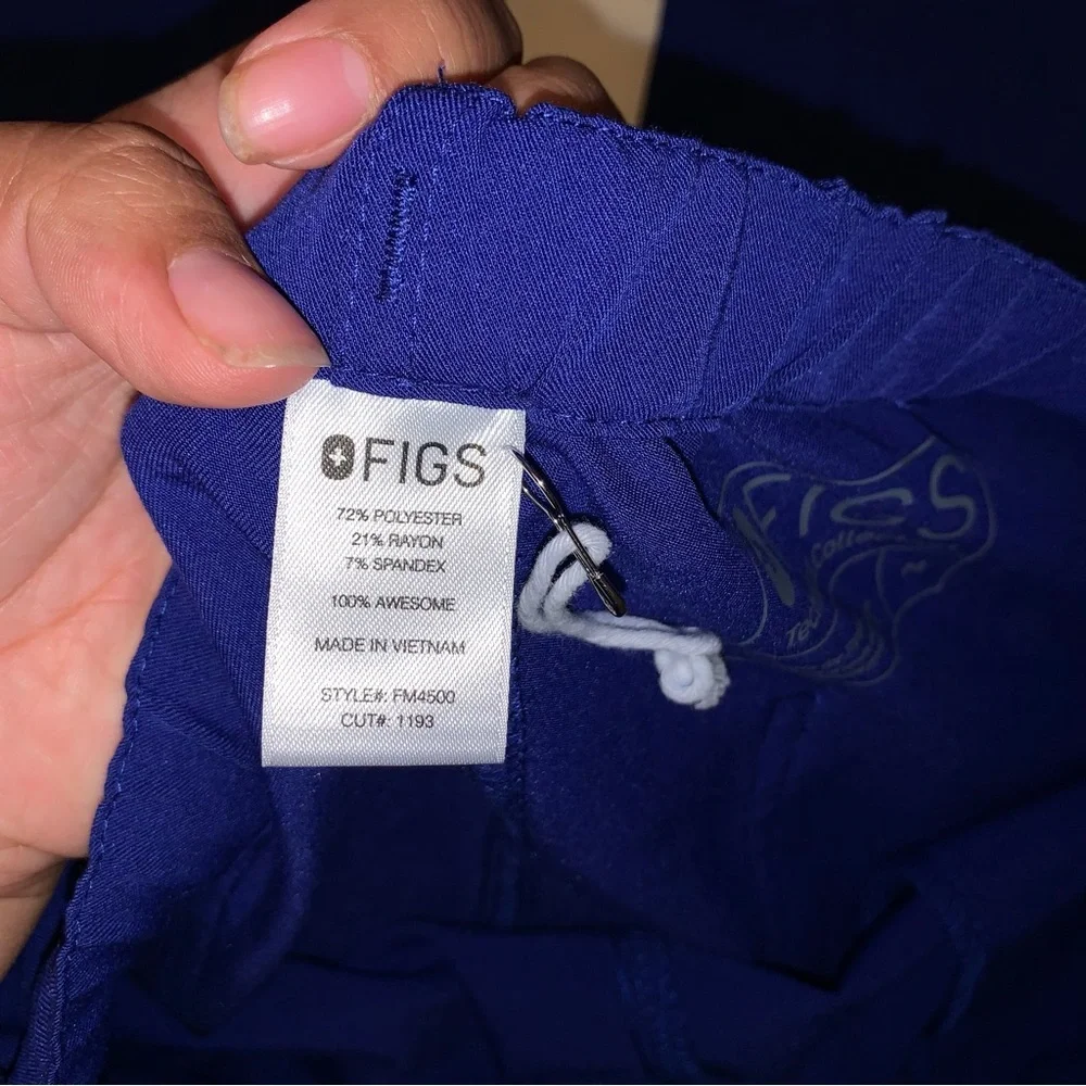 Figs Men's Pisco Basic Scrub Pants royal blue